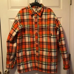 Burton jacket Mens warm Sz.L flannel look EUC